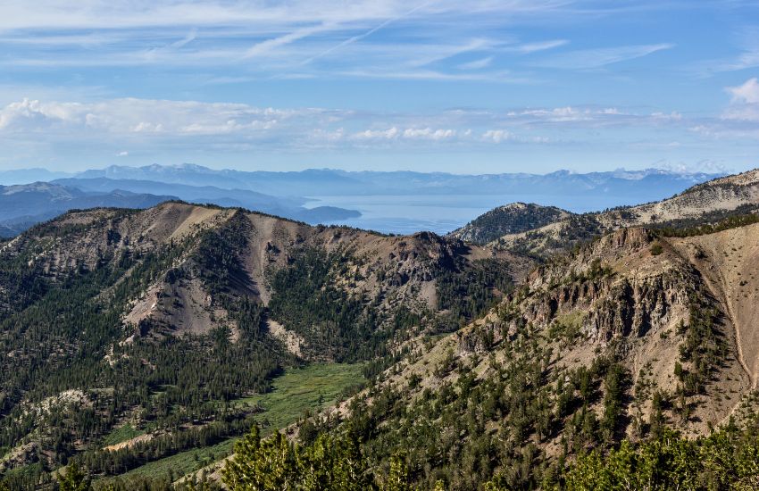 View over Lake Tahoe from Mount Rose Summit